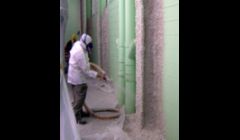 Application of Spray Applied Fireproofing