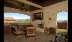 Outdoor kitchen, patio cover