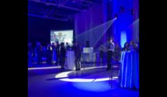 Event Decor & Lighting and DJ Service for a Corporate Event.