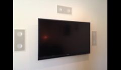 Home theater with 5.1 surround sound