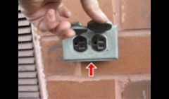 Exterior Outlet Not GFCI Protected