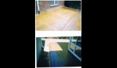 Beautiful Stamped and Colored concrete patio and walkway