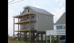 Multi Rib burnished slate beach home