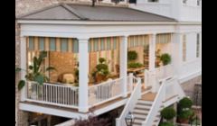 Front porch with standing seam roof