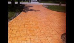 stamped driveway