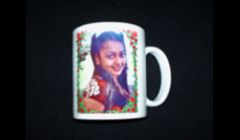 Customized coffee mug example.