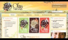 Olas Naturals Website
