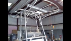 Anodized aluminum T-top