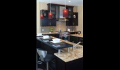 Mid-Century Modern kitchen design in Grey Walls Powhatan VA, as seen in Woman's Day Magazine. 