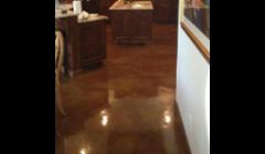 Residential concrete stain