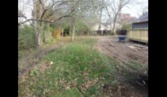 Backyard before