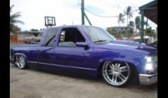painted and bagged shaved door handles new chrome front end and lights