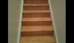 CUSTOM MADE MAPLE STAIRS