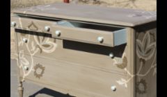 Hand Painted dresser.  Custom colors and hand painted.