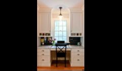 Custom Energy Star Renovation - Westfield, NJ\
Desk area with magnetic chalkboard backsplash.