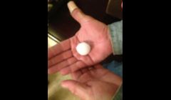 Hail in New Orleans Feb. 2013