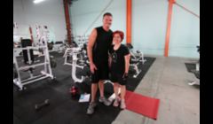 Still standing and smiling at the end of another fabulous training session. 