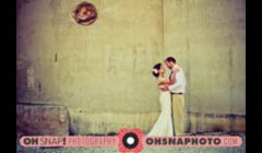 A portrait of Nury & John on their wedding day in North Lawrence, KS. By Ailecia Ruscin, 2012. 