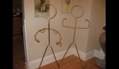 Steel stick people