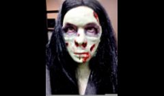 Silicone prosthetic, zombie design