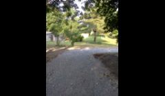 Driveway cut in and stoned