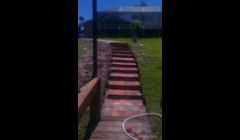 Step to boat dock