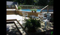 Above Ground Pool Deck