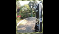 This set up was taken at River Rock Ranch in Star, Idaho. The beautiful garden scenery made for a beautiful backdrop.