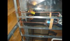 working on the water lines