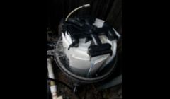 Replaced filter grids now to replace the manifold that is clearly cracked