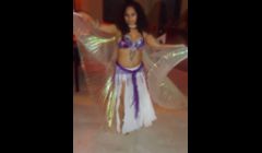 Advanced Student, Christie Pinto, performing at Crescendo's Non-Profit Party. Biscayne BLVD, Miami, FL 2011