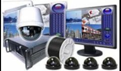 4-Camera Dome-CCTV System complete.