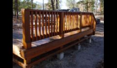 This one  is a movable deck we built to go in front of an RV.