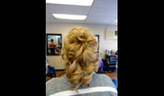 Wedding Up Do. back shot