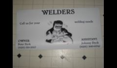 Door magnets we did for Welders out in southwest Ks.