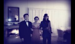 Part of the SK Productions Team, from the left, Patrick, a DJ, producer and recording artist, Jessica, a dancer, and Krystofer, manager and founder.