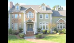 Dry-stack stone veneer w/ brick trim