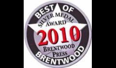 The locals voted us Best of Brentwood in 2010