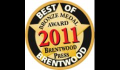 The locals voted us Best of Brentwood in 2011. Thank you to those who voted for us!