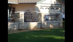 Veener retaining walls & Ornamental fence