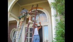 Replacement of Arch window above the front door