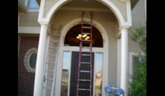 Replacement of Arch Window above the front door