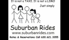It is not a TAXI.  It is not a LIMO.  Just simply SUBURBAN RIDES