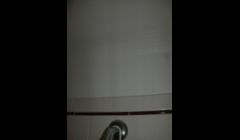 New ceiling and crown molding in shower after water damage.