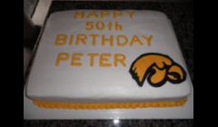 University of Iowa Birthday Cake