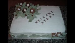 Monkey Baby Shower Cake