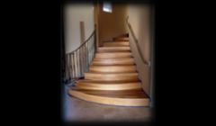 Custom hickory staircase
