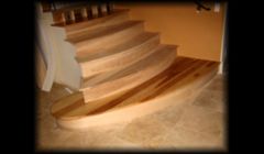 Custom hickory staircase