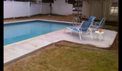 Pool patio