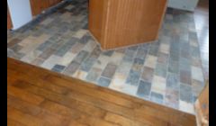 Slate with a brick pattern